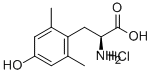 (S)-2',6'-Dimethyltyrosine hydrochloride 구조식 이미지