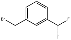 1-(브로모메틸)-3-(디플루오로메틸)벤젠,3-(브로모메틸)-알파,알파-디플루오로톨루엔,3-(브로모메틸)벤잘플루오라이드 구조식 이미지