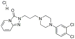 2-[3-[4-(3,4-Dichlorophenyl)-1-piperazinyl]propyl]-1,2,4-triazolo[4,3-a]pyridin-3(2H)-one Hydrochloride 구조식 이미지