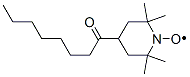 2,2,6,6-tetramethyl-4-capryloylpiperidine-1-oxyl Structure