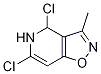 4,6-dichloro-3-Methyl-4H,5H-[1,2]oxazolo[4,5-
c]pyridine Structure