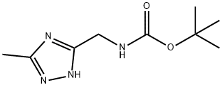 3-(N-BOC-아미노메틸)-5-METHYL-4H-1,2,4-트리아졸 구조식 이미지