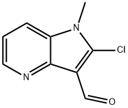 2-chloro-1-Methyl-1H-pyrrolo[3,2-b]pyridine-3-
carbaldehyde Structure