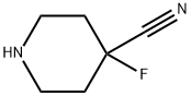 4-피페리딘카르보니트릴,4-플루오로- 구조식 이미지
