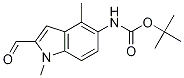 tert-butyl N-(2-forMyl-1,4-diMethyl-1H-indol-5-
yl)carbaMate 구조식 이미지