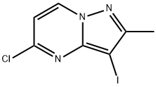 5-chloro-3-iodo-2-Methylpyrazolo[1,5-a]pyriMidine Structure