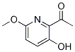 1-(3-hydroxy-6-Methoxypyridin-2-yl)ethan-1-one Structure