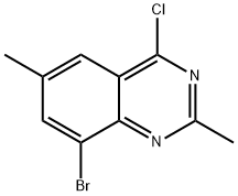 8-broMo-4-chloro-2,6-diMethylquinazoline Structure