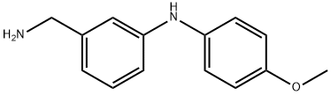 3-(aMinoMethyl)-N-(4-Methoxyphenyl)aniline Structure