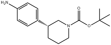 (R)-tert-butyl 3-(4-aMinophenyl)piperidine-1-carboxylate Structure