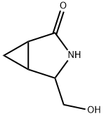 3-Azabicyclo[3.1.0]hexan-2-one, 4-(hydroxymethyl)- Structure