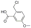 Benzoic acid, 2-(chloroMethyl)-5-Methoxy- Structure