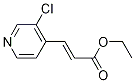 ethyl (2E)-3-(3-chloropyridin-4-yl)prop-2-enoate Structure