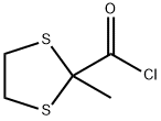 1,3-Dithiolane-2-carbonyl chloride, 2-methyl- (9CI) Structure