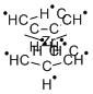 Бис (циклопентадиенил) dimethylzirconium (IV) структурированное изображение