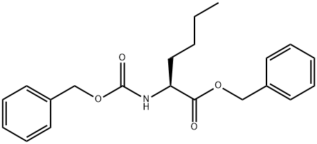 Norleucine, N-[(phenylmethoxy)carbonyl]-, phenylmethyl ester 구조식 이미지