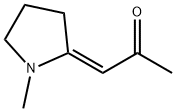 2-프로판온,1-(1-메틸-2-피롤리디닐리덴)-,(E)-(9CI) 구조식 이미지