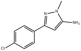 3-(4-CHLOROPHENYL)-1-METHYL-1H-PYRAZOL-5-AMINE Structure
