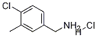 4-Chloro-3-methylbenzylamine hydrochloride Structure