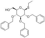 Ethyl 2,3,4-tri-O-benzyl-1-thio-b-D-glucopyranoside 구조식 이미지