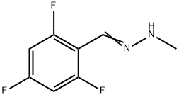 N-Methyl-N'-[1-(2,4,6-trifluoro-phenyl)-methylidene]-hydrazine Structure