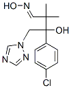 beta-(4-Chlorophenyl)-beta-hydroxy-alpha,alpha-dimethyl-1H-1,2,4-triazole-1-butanal oxime Structure