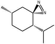 1,2-Diazaspiro[2.5]oct-1-ene,7-methyl-4-(1-methylethyl)-,(4S-trans)-(9CI) 구조식 이미지