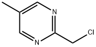 Pyrimidine, 2-(chloromethyl)-5-methyl 구조식 이미지