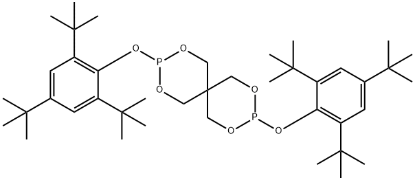 Bis(2,4,6-tri-ter-butyllphenyl)pentaerythritol-di-phosphite 구조식 이미지