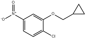 1-클로로-2-(사이클로프로필메톡시)-4-니트로벤젠 구조식 이미지