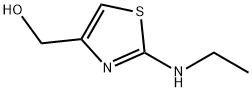 4-Thiazolemethanol,  2-(ethylamino)- Structure