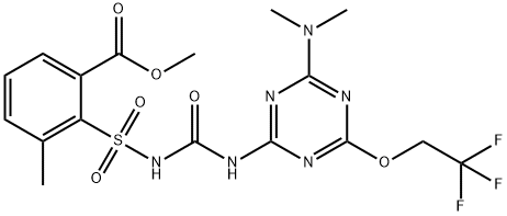 Triflusulfuron-methyl 구조식 이미지