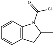 1H-Indole-1-carbonylchloride,2,3-dihydro-2-methyl-(9CI) Structure