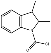 1H-Indole-1-carbonyl chloride, 2,3-dihydro-2,3-dimethyl- (9CI) Structure