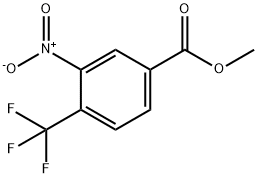 Methyl 3-nitro-4-trifluoromethylbenzoate 구조식 이미지