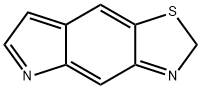 2H-Pyrrolo[2,3-f]benzothiazole(9CI) Structure