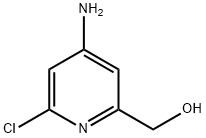 (4-amino-6-chloropyridin-2-yl)methanol 구조식 이미지