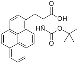 BOC-3-(1-PYRENYL)-D-ALANINE Structure