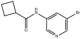 N-(5-Bromopyridin-3-yl)cyclobutanecarboxamide Structure
