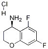 (R)-5,7-difluorochroman-4-amine hydrochloride Structure