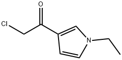 Ethanone, 2-chloro-1-(1-ethyl-1H-pyrrol-3-yl)- (9CI) 구조식 이미지