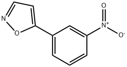 5-(3-Nitrophenyl)-1,2-oxazole 구조식 이미지