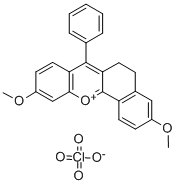 3,10-DIMETHOXY-7-PHENYL-6,12A-DIHYDRO-5H-BENZO[C]XANTHYLIUM PERCHLORATE Structure