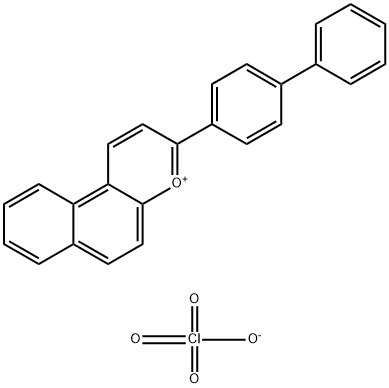 3-(BIPHENYL-4-YL)-3H-BENZO[F]CHROMYLIUM PERCHLORATE Structure