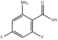 2-AMINO-4,6-DIFLUOROBENZOIC ACID Structure