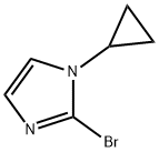 2-broMo-1-cyclopropyl-1H-iMidazole Structure