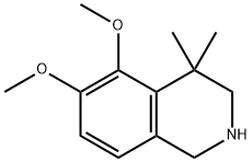 5,6-디메톡시-4,4-디메틸-1,2,3,4-테트라히드로이소퀴놀린 구조식 이미지