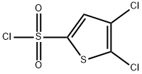 2,3-Dichlorothiophene-5-sulphonyl chloride Structure