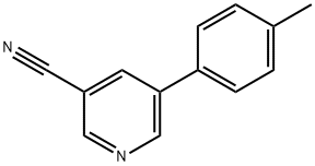 5-p-tolylpyridine-3-carbonitrile Structure
