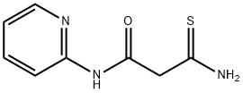 Propanamide, 3-amino-N-2-pyridinyl-3-thioxo- (9CI) Structure
